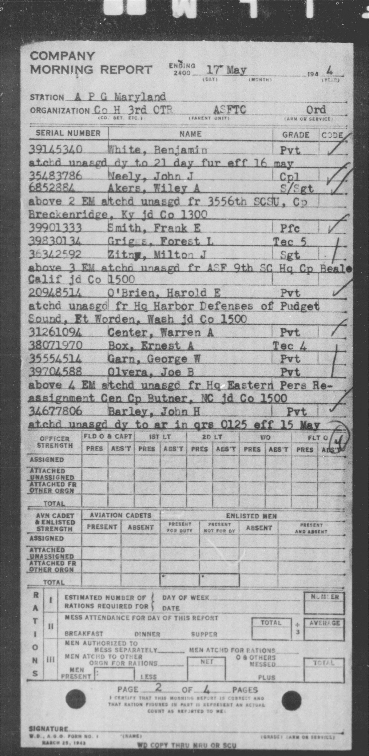 scanned record