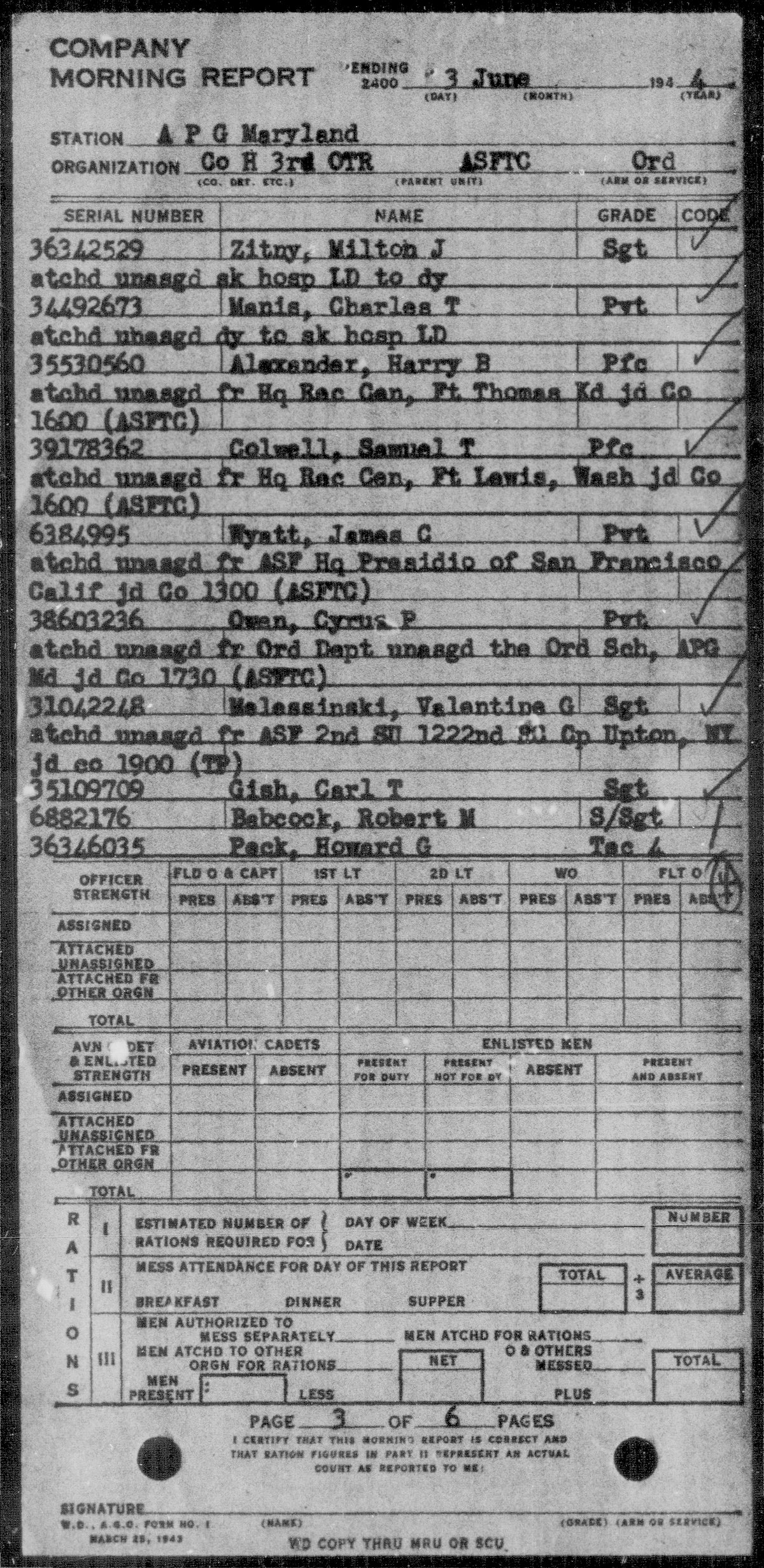 scanned record