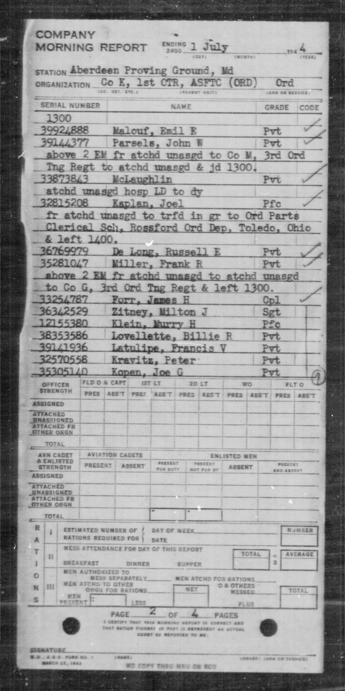 scanned record