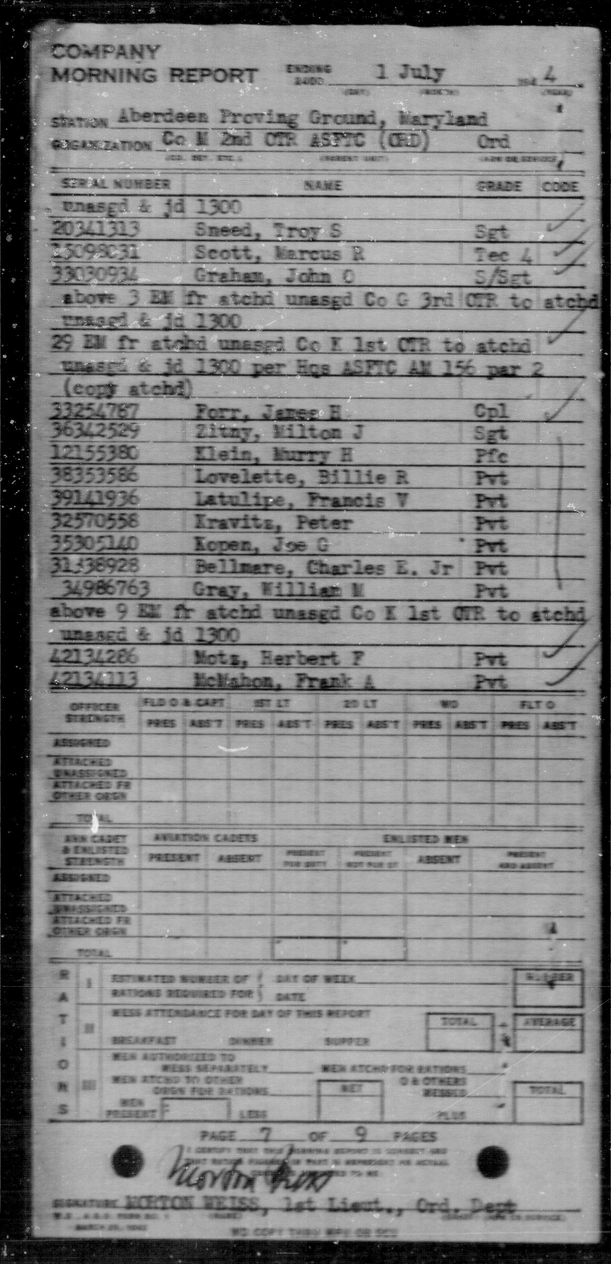scanned record