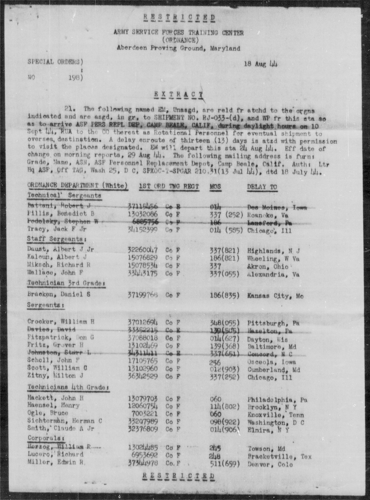 scanned record