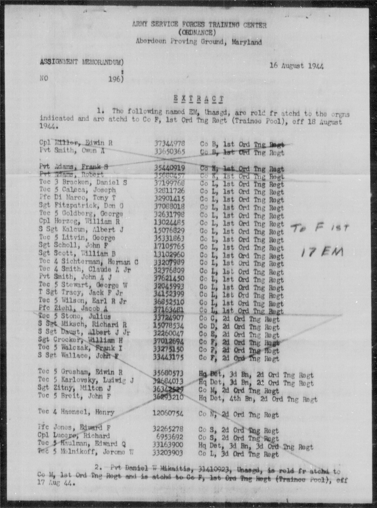 scanned record